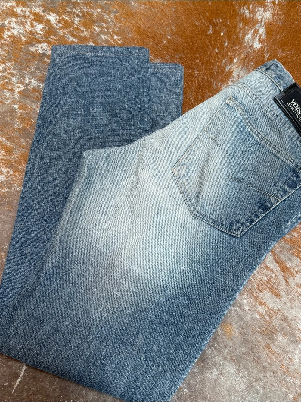 Versace Light Blue Denim Jeans
